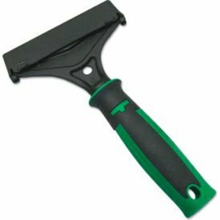 UNGER Scraper, Ergonomic Handle, Steel Blade, Reversible, 7-7/8 Greenin SH00C